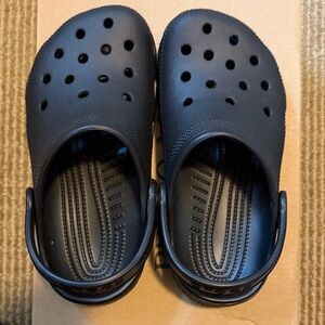 Kids Black Crocs